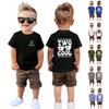 Футболки для малышей, девочек и мальчиков, детские футболки с короткими рукавами и принтом для мальчиков и девочек 1-12 лет