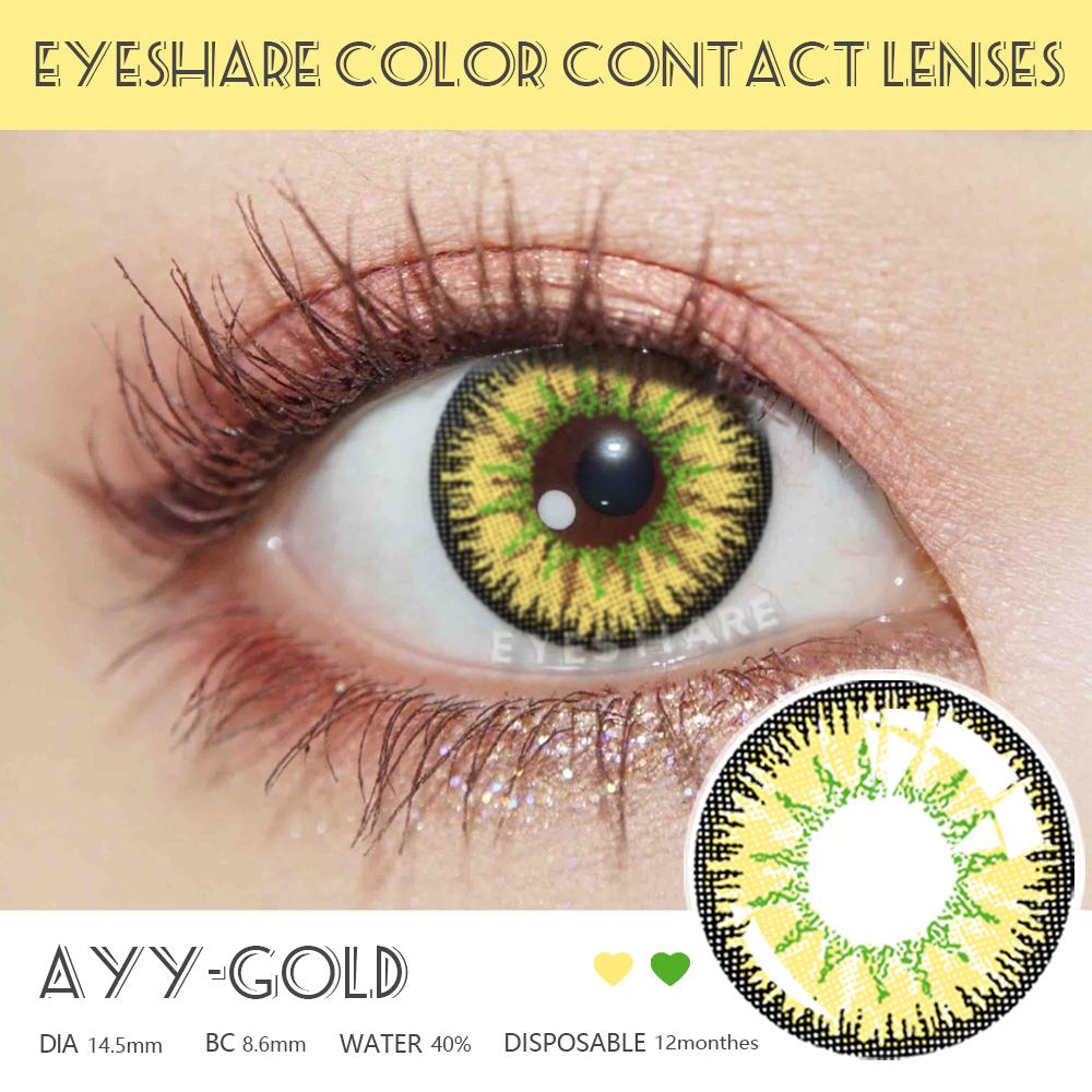 Eyeshare Cosplay Contact Lenses Big Eye Anime Colored Contactlen Blue Lens Red Contact Fashion Soft Color Cosmetic Lenses for Halloween
