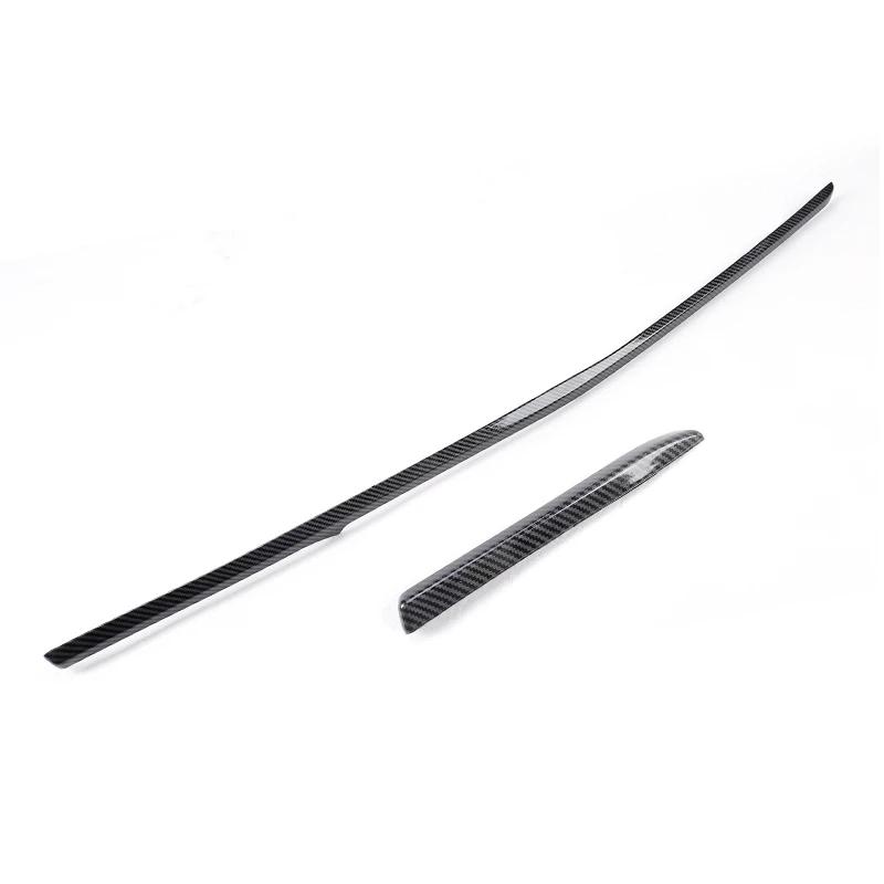 ABS салон автомобиля из углеродного волокна на приборной панели декоративная полоса наклейка для BMW F30 F32 F34 F36 3GT 3 4