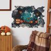 Halloween Broken Wall Ghost Bat Pumpkin Bedroom Living Room Home Decoration Wall Stickers