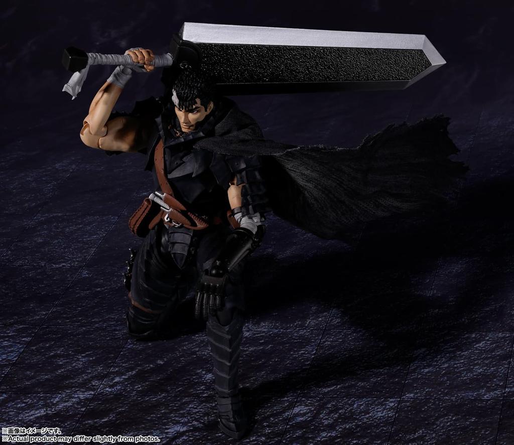 TAMASHII NATIONS Berserk Guts 160 мм окрашенная подвижная фигурка SHFiguarts (Беркер Броня) приблизительно. АБС&ПВХ&Ткань