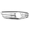 Серебристая сборка решетки переднего капота для Mercedes-Benz C-Class W204 2009-2014