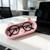 Розовый держатель для очков 3D-печатный настольный органайзер Милый подставка для очков Домашнее хранение