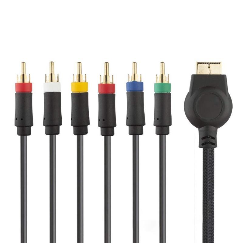 Component AV Cable High Resolution HDTV Component RCA Audio Video Cable for for Gaming Console