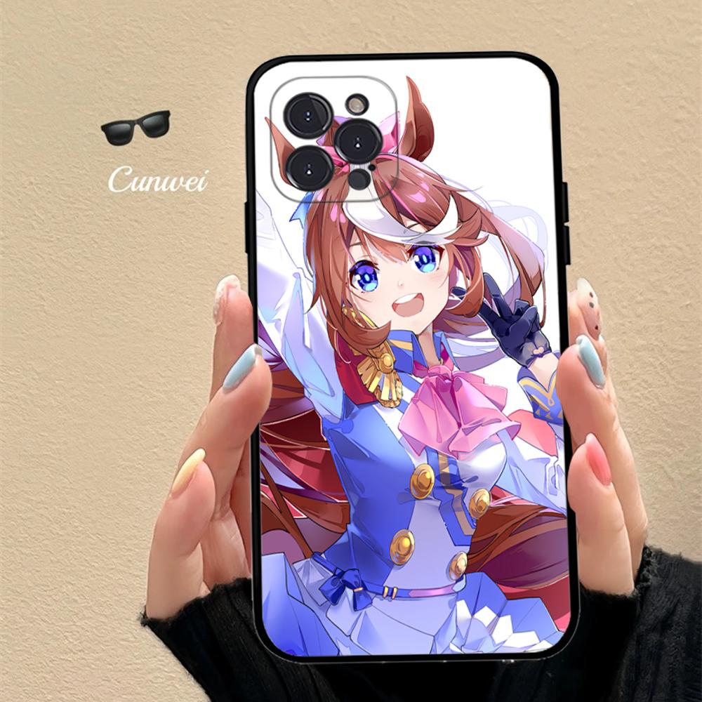 Чехол для телефона Аниме Ума Мусуме Претти Дерби Токай Тейо Для IPhone 16 15 14 11 12 13 Mini Pro XS Max Чехол 6 7 8 Plus X Funda Shell