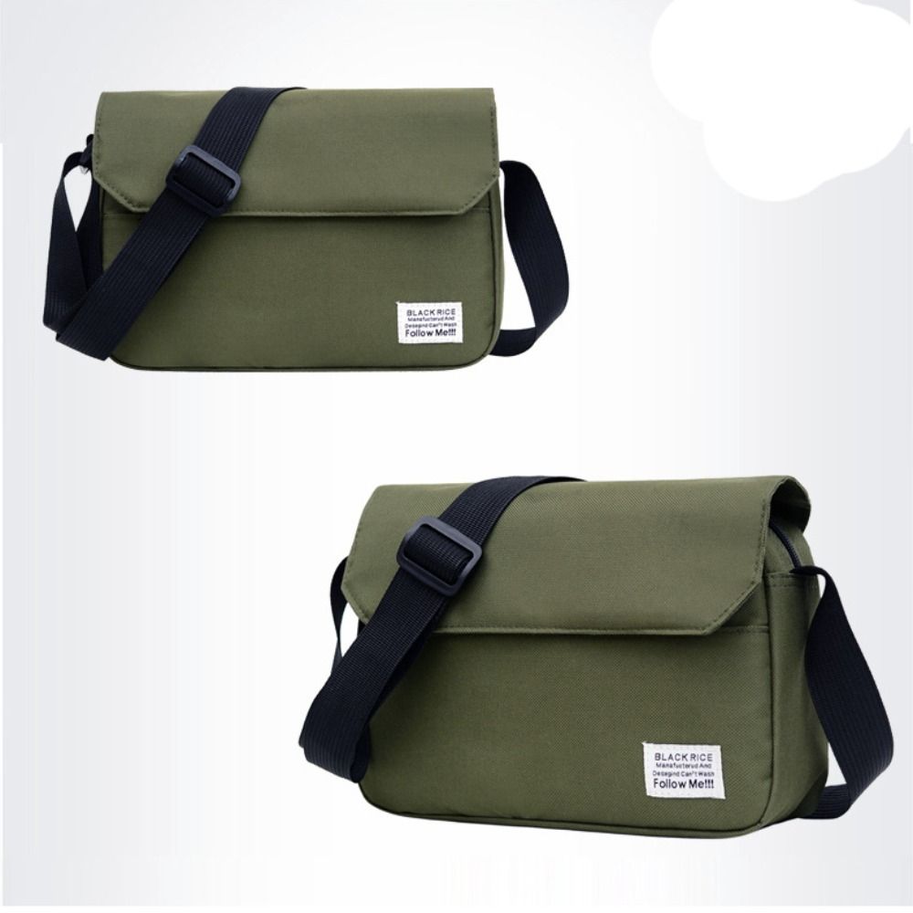 Solid Color Crossbody Bag Waterproof Leisure Bandage Bag Casual Street Bags Student