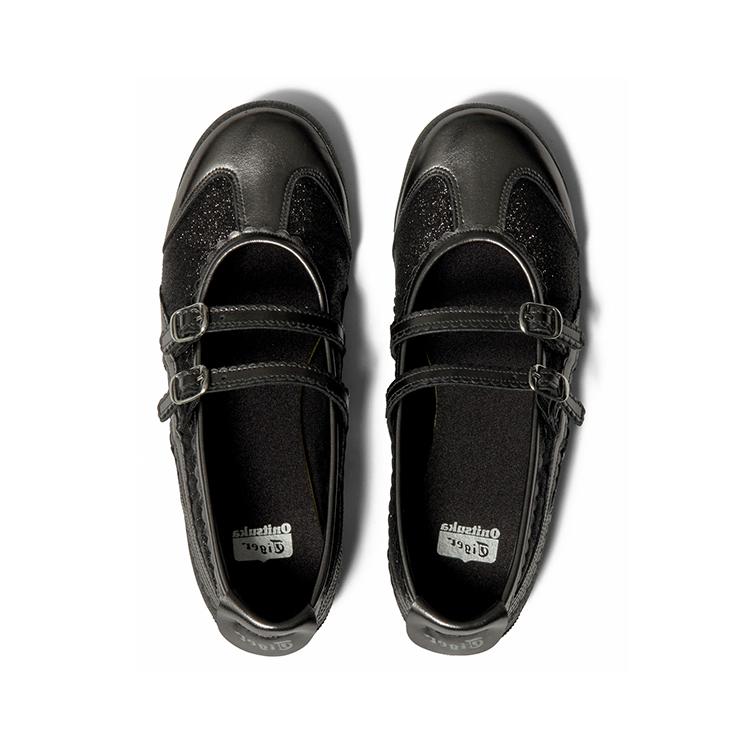 ONITSUKA TIGER MEXICO 66 TGRS Нескользящие, Износостойкие, Легкие Кроссовки с низким верхом в повседневном стиле Женские Черно-серые кроссовки 1182A677-001