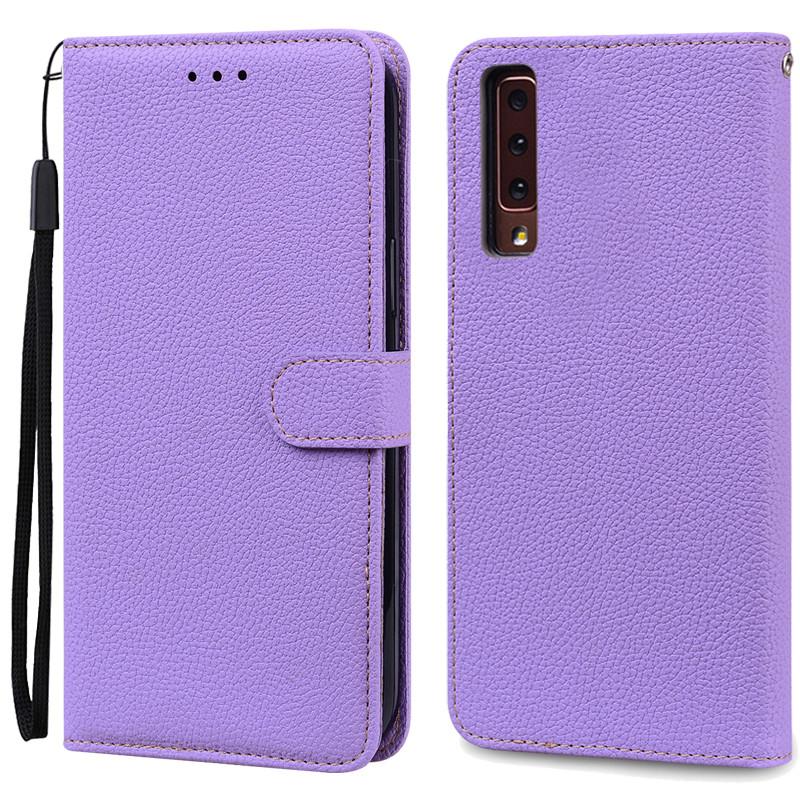 For Samsung Galaxy A7 2018 Case Galaxy A 7 2018 Cover Luxury Leather Flip Case For Samsung Galaxy A7 2018 SM-A750F Phone Cases