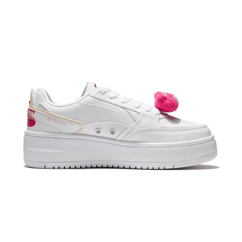 Disney X Li Ning Сырные кеды для скейтбординга Женские низкие Белые AGCT382-1