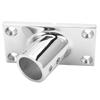 Boat Handrail Base Fitting Stainless Steel 60 Degree Rectangular Boat Hand Rail Fitting22mm 0.9in