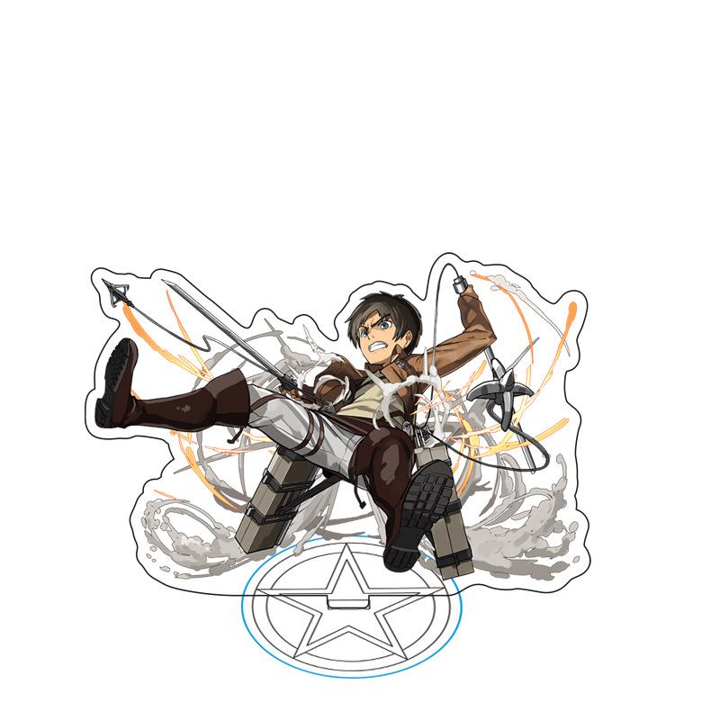 15cm Anime Attack On Titan Acrylic Stand Action Figure Toy Cartoon Figures Desktop Home Decoration