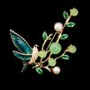 Senior Brooches Flower Leaf Brooch Pins for Women Suit Pendant  Fashion Brooches Jewelry