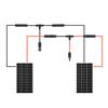Т-образные солнечные кабельные разъемы 30А 1000 В Адаптеры для параллельного подключения фотоэлектрических панелей Удлинители проводов Т-образный разъем Комплект кабелей