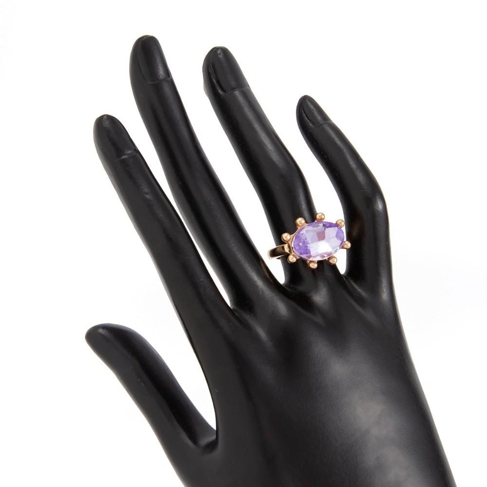 Stackable Oval Shape Rhinestone Ring Shiny Finger Ring Fashion Candy Color Statement Ring  Dating