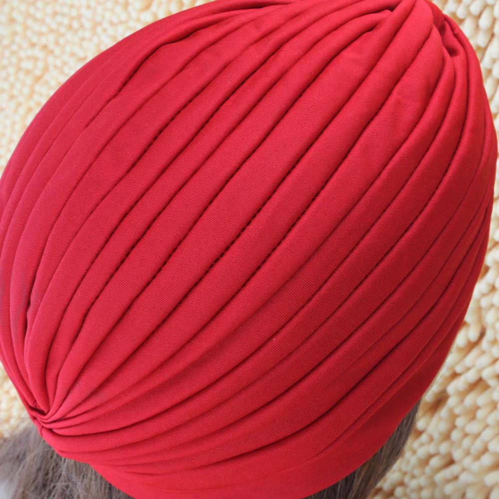 Head Wraps Beanies Elastic Indian Solid Color Ramadan Headscarf Muslim Hat Muslim Cap Turban Hats