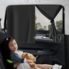 Magnetic Car Sunshade Curtains Car Window Side Windows Sunshade Net Magnetic Suction Curtain Cover Mesh Car UV Protect