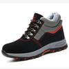 Высококачественные мужские защитные ботинки, рабочие ботинки, обувь со стальным подноском, устойчивые к проколам, мужские ботинки, зимние ботинки, теплые защитные ботинки для мужчин, ботинки