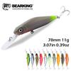 BEARKING Brand New 78mm 11.3g SP Tungsten System Fishing Lures Minnow Crank Wobbler Quality Fishing Tackle Hooks for Fishing