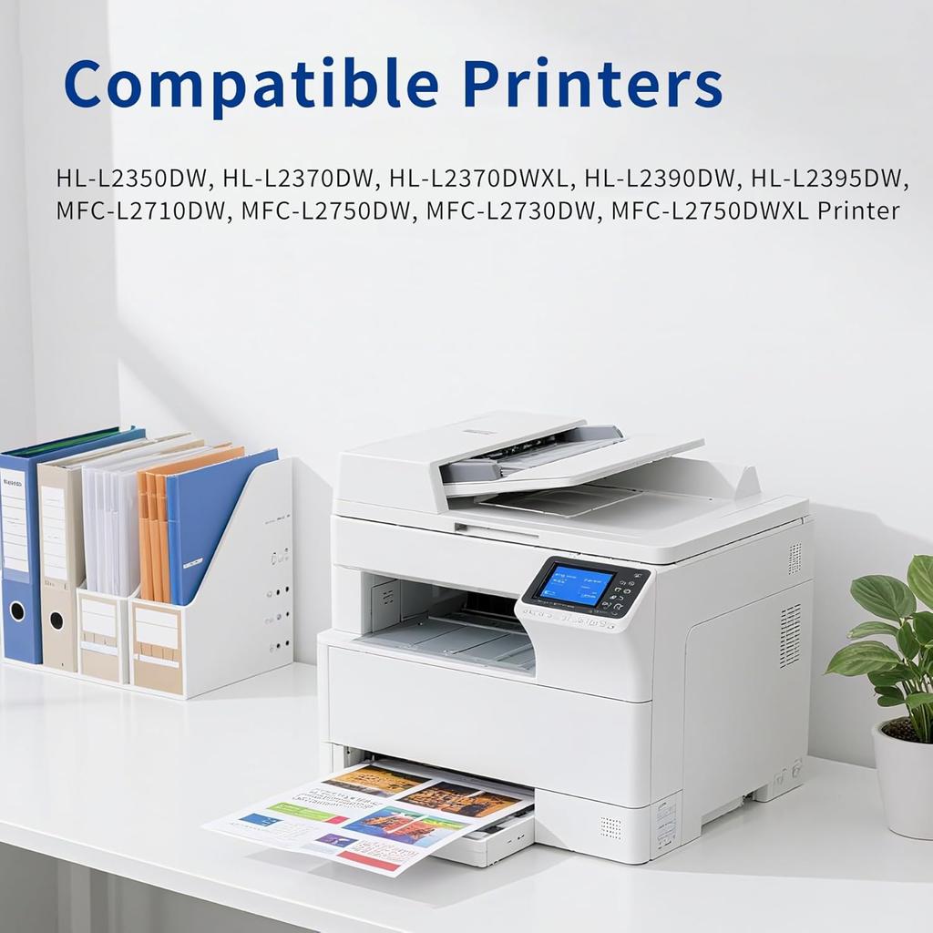 TN760 High Yield Black 1 Pack Toner Cartridge Compatible with TN-760 TN 760 Replacement for Brother HL-L2350DW HL-L2390DW HL-L2395DW HL-L2370DW