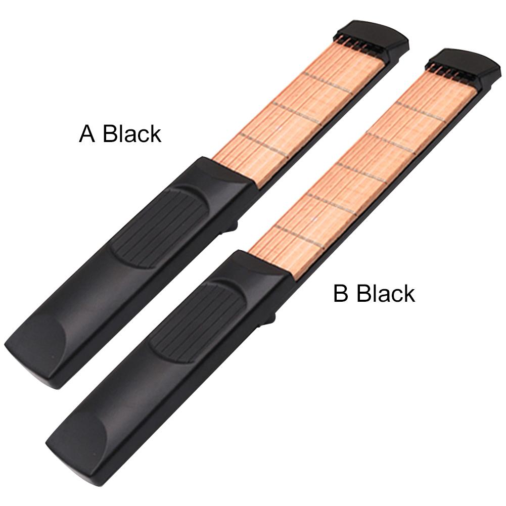 4/6 Fret Portable Pocket Guitar Neck Chord Trainer Wooden Guitar Practice Tool Guitar Chord Trainer for Beginners
