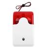 120dB Strobe Siren Alarm | 5V-220V Wide Voltage LED Flash + Voice Alert for GSM/WiFi/PSTN Burglar System Home/Shop Security