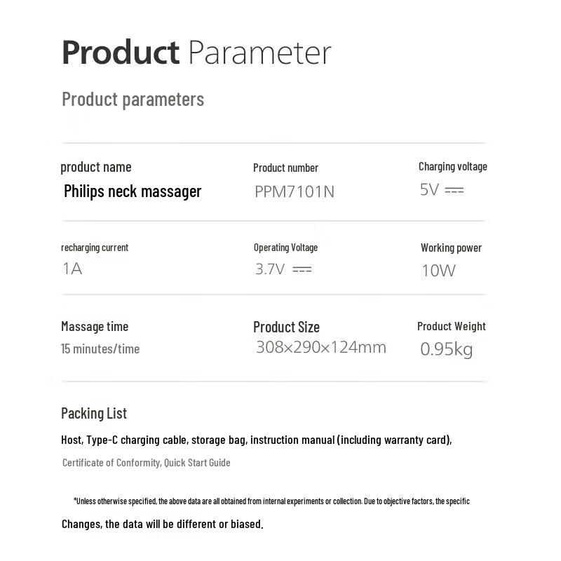 Philips Smart Neck Massager Pillow with Heat and Kneading