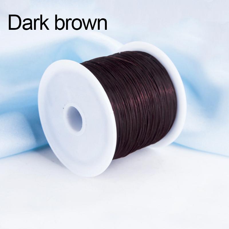 String Elastic Line Filament Transparent Elastic Beaded Elastic Thread DIY Beaded Elastic Thread Bracelet Line Flat Elastic Thread Accessories