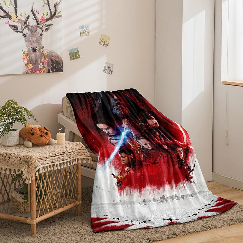 Column Double-Sided Flannel 3D Digital Printed Blanket Blanket