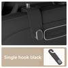 1pc Faux Leather Multi-Functional Car Headrest Hook Metal Material Easy Installation Single Dual Storage Hanger for Vehicle Interior Accessories