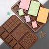 9 Cavity Silicone Chocolate Mold Jelly Block Bar Mold Epoxy Ice Tray Fondant Cake Decorating Candy Tool Kitchen Baking Supply