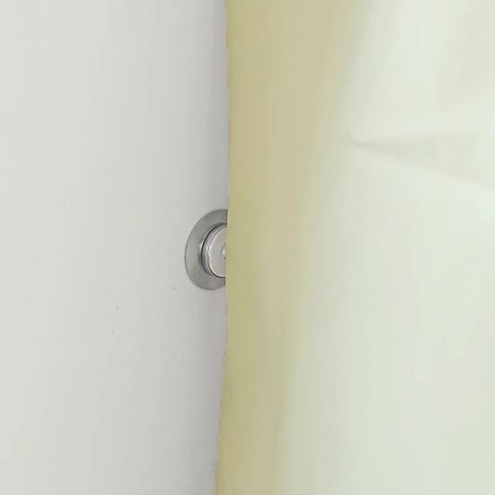 2 шт. Магнитные подхваты для штор Сильный клей Высокая термостойкость Сплавные пуговицы Двусторонние шторы