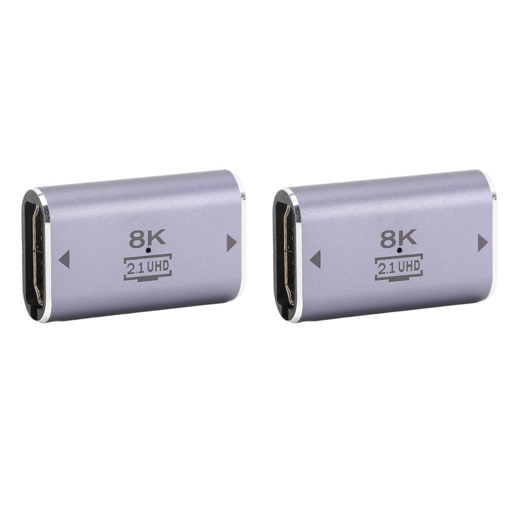 2 шт. Адаптер-переходник HD Multimedia Interface гнездо-гнездо 3D 8K HD удлинитель