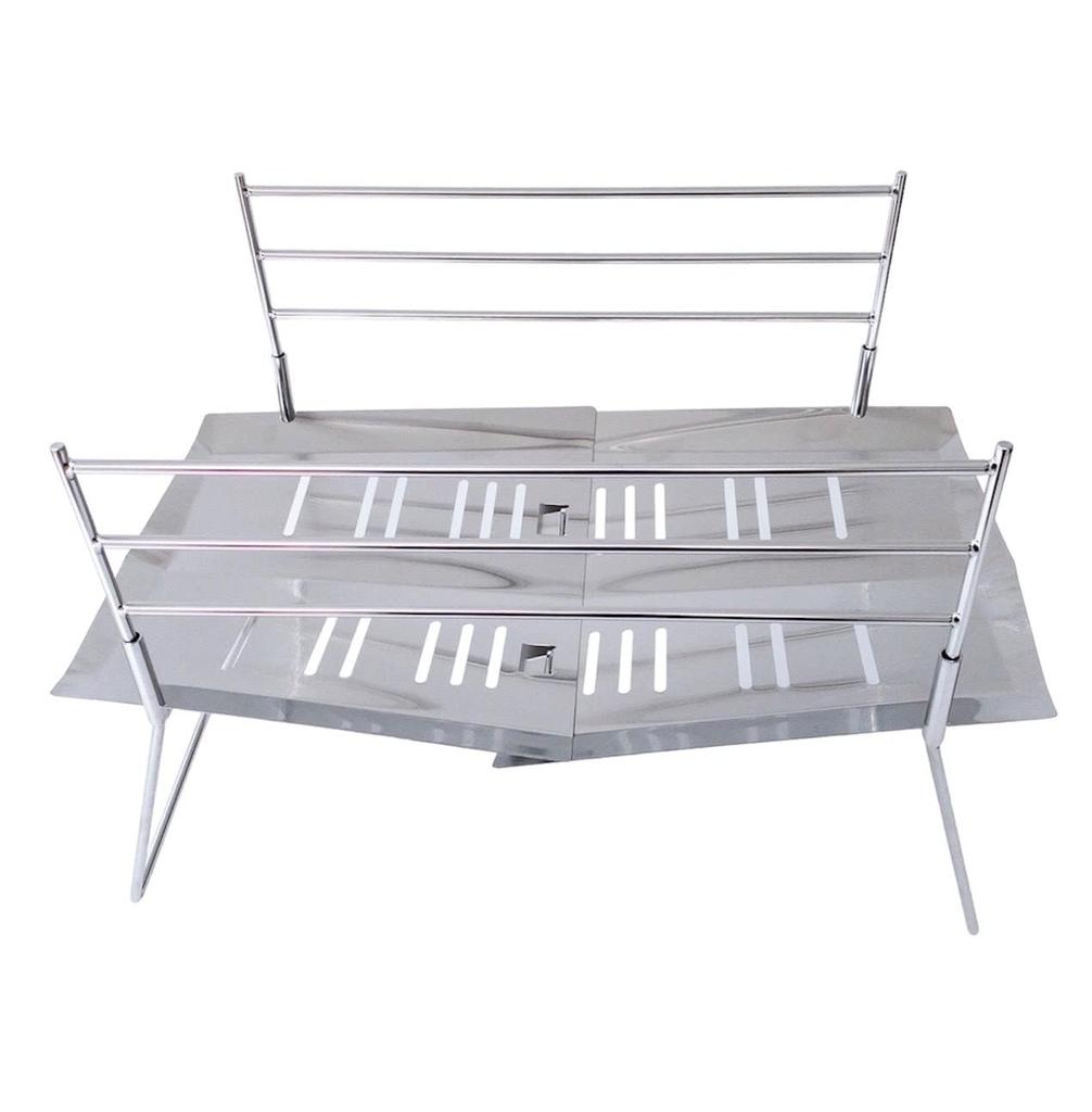 In Stainless Tokyocamp Bonfire Custom Tokyocamp Bonfire Tokyocamp Stainless Tokyocamp Bonfire Trivet [Made Japan, 18-8 Steel] Stand, Parts, 3-tier