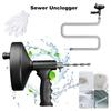 Sewer Unclogger Kitchen Bathtub Bathroom Easy Operation Flexible Steel Wire Drain Pipe Tool Heavy-duty Spring