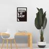 1pc Metal Wall Art "Take It Easy" Stylish Interior Decoration Elegant Home & Room Decor Unique Wall Sign & Decoration