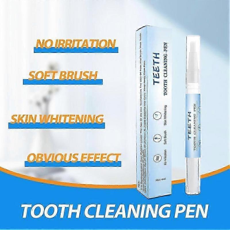 2Pcs Teeth Whitening Gel Pen Stain Remover Teeth Lightening Bleaching Kit Safe