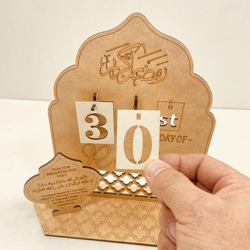 Ramadan Advent Calendar –Gift Eid Countdown & Home Decorations for Kids Family