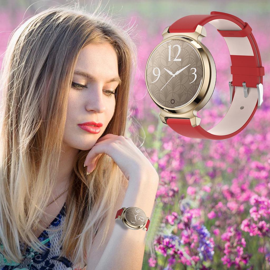 Lightweight Watch Link Elegant & Versatile Watch Strap Style Leather Watch Attachment Suitable for Girls Smartwatches
