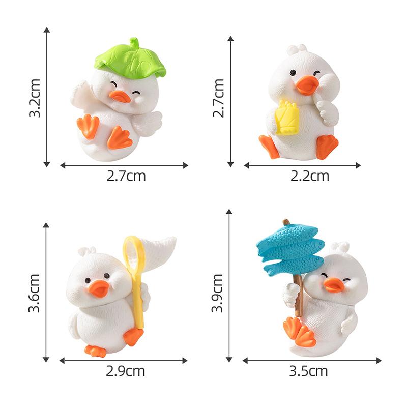 Micro Landscape Cute Little Yellow Duck Animal Figure Blind Box Gardening Landscaping Decoration Desktop Small Ornaments