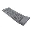 Grey Camping Sleeping Pad Ergonomic Design Foot Press Inflation Waterproof Nylon Sleeping Mat for Ca