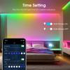 DC5V USB RGBIC Smart Pixels Светодиодная лента WS2812 Индивидуально адресуемые светодиодные фонари Bluetooth Music APP Регулируемая подсветка телевизора