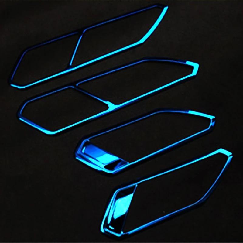 My Good Car Stainless Steel Inner Door Handle Trim Stickers for Volkswagen VW Tiguan L 2016 - Accessories