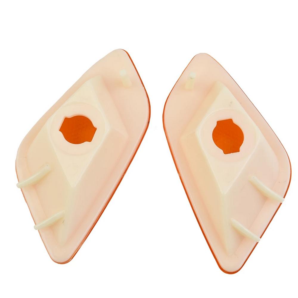 1Pair Side Marker Light Turn Signal Lens For Jeep Wrangler 1997-2006 W/o Bulbs