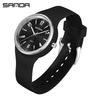 SANDA New Brand Top Fashion Quartz Watch Is Simple For Men And Women 3ATM Waterproof Lightweight Silicone Unisex Student Watch.