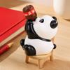 Small Size Mini Animal Figurine Drinking Coke Pose Animal Cake Topper  Dashboard Decoration