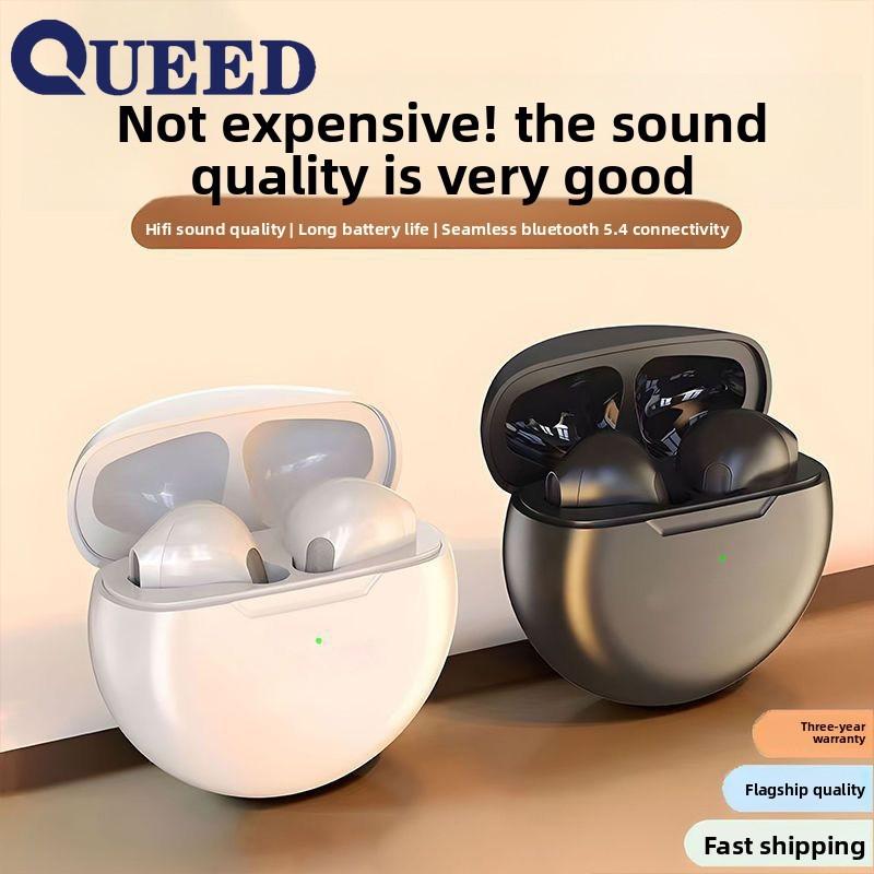 Bluetooth-наушники QUEED Pro6TWS 5.3 Bluetooth Стерео Сенсорные Спортивные Bluetooth-наушники