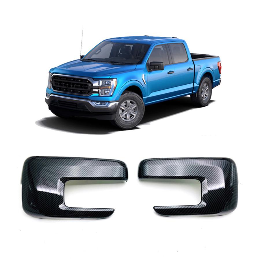 2 шт. АБС Черные Накладки на Боковые Зеркала Заднего Вида Для Ford F150 F-150 2021-2022