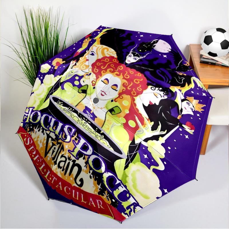 Magical Three Witch Umbrella 8-Frame for Travel, Camping, Casual Lightweight Portable Umbrella, Essential for Every Family Holidays Gift