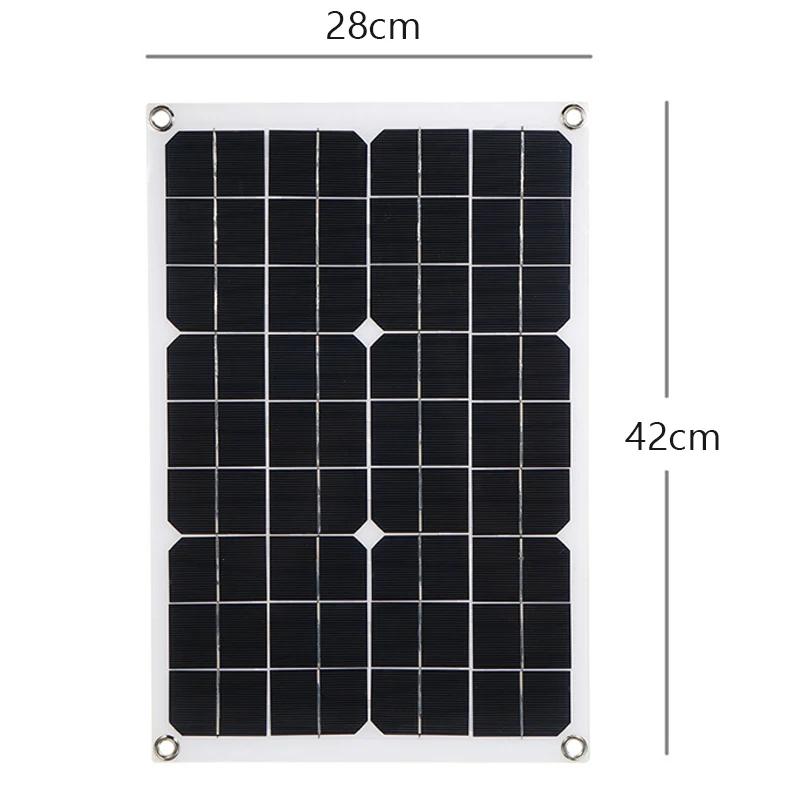 12V To 110V/220V Solar Panel System 12V Solars Panels Battery Charge Controller 4000W Solar Inverter Complete Power Generation