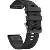 Bracelet for Garmin Fenix 7S - Fenix 6S - Fenix 5S - Instinct 2S- Descent Mk2S- D2 Delta S -Silicone Black 20mm QuickFit Phonillico®